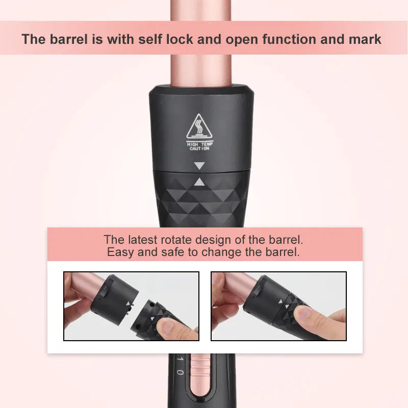 Cepillo Térmico De 1,5 Pulgadas Para El Look Blowout, Cepillo Redondo Con Calefacción De Cerámica Iónica Para Conseguir Rizos Naturales Y Suaves, Doble Calentador MCH Para Un Calentamiento Rápido, Peinado Fácil, Pantalla Digital Y Doble Voltaje